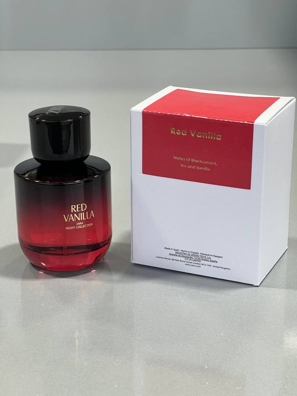 zara red vanilla